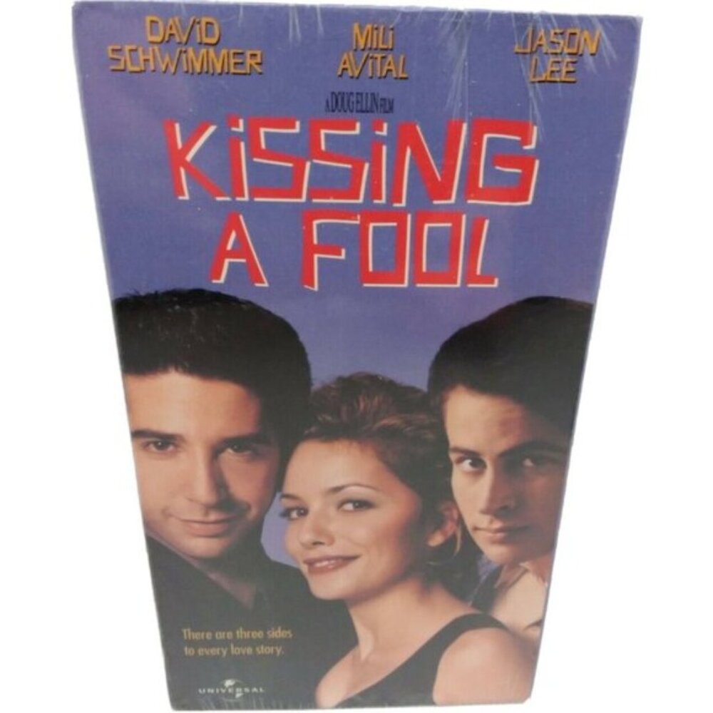 Kissing a Fool VHS Jason Lee David Schwimmer Mili Avital Doug Ellin Sealed